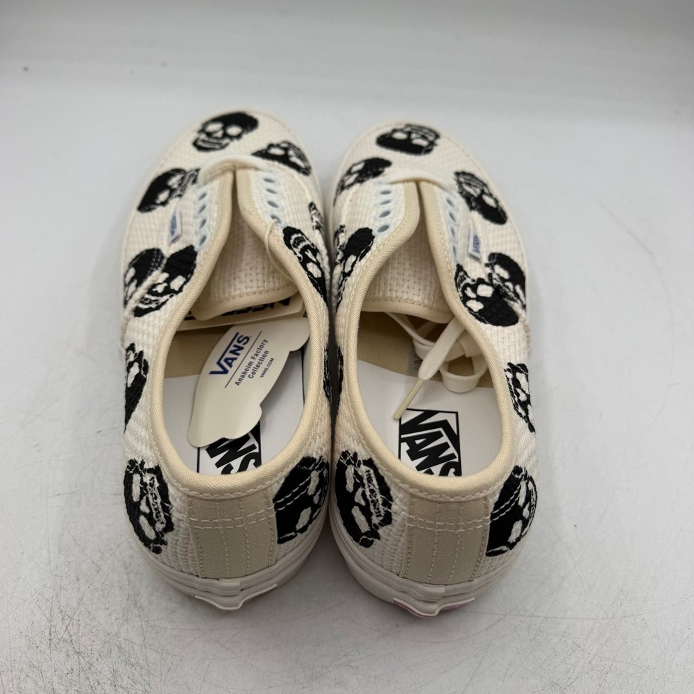 VANS Anaheim Factory Authentic 44 DX Needlepoint Skulls Shoes Mens 8 Womens 9.5 - Picture 9 of 11